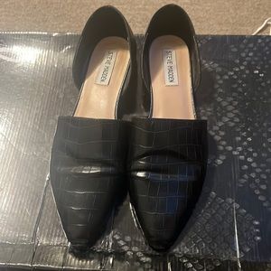 Steve Madden size 10 black ladies flats
